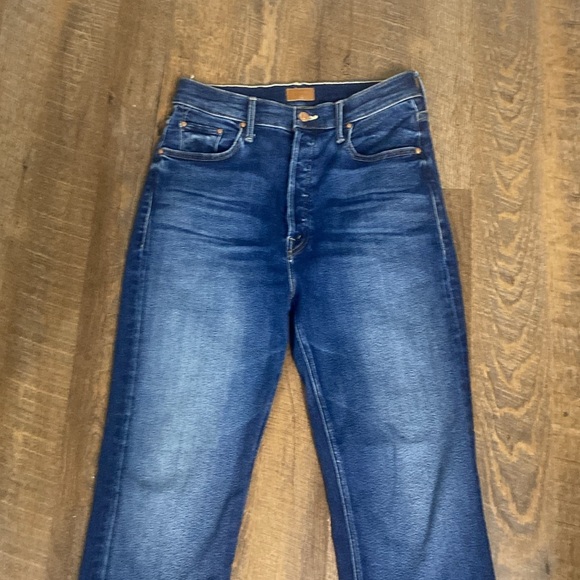 NWOT MOTHER JEANS THE TRIPPER ANKLE FRAY IN CHANGE IS IN THE AIR HI RISE ANKLE - Picture 11 of 16